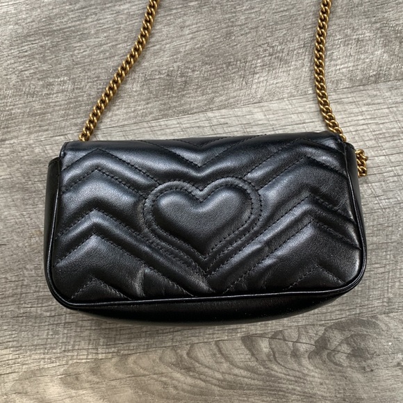 Authentic Gucci Marmont Matelasse Mini Bag - Picture 9 of 11